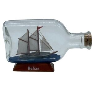 Ship in a Glass Bottle From Belize